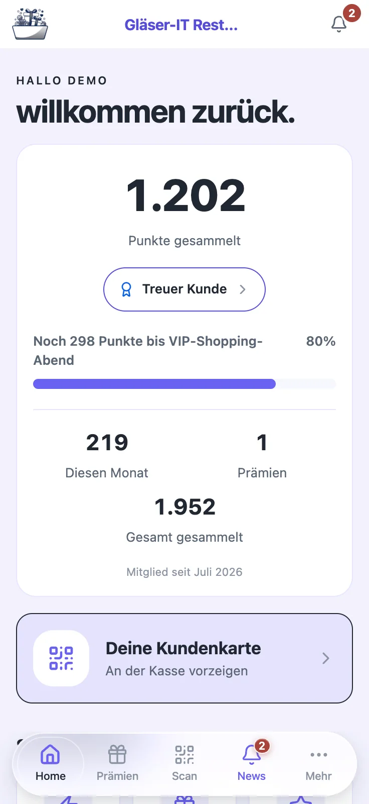Treuli Kunden-App