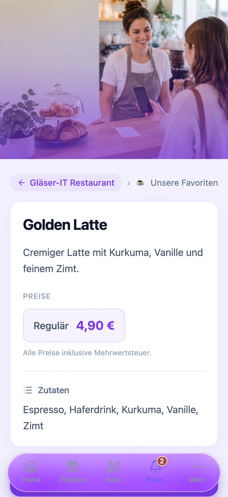Produktdetail-Ansicht