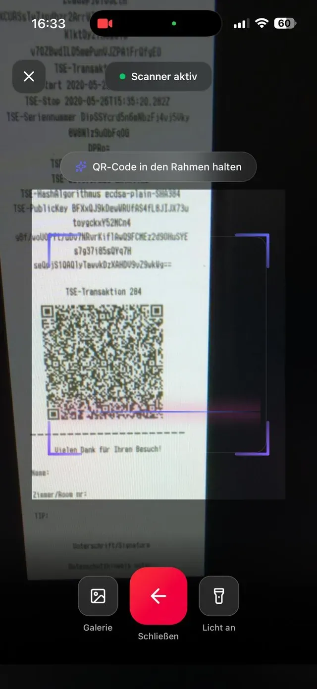 QR-Code-Scanner in der Treuli App